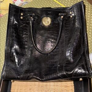Rebecca Minkoff’s  Elegant Black, textured Women's Bag like new.
